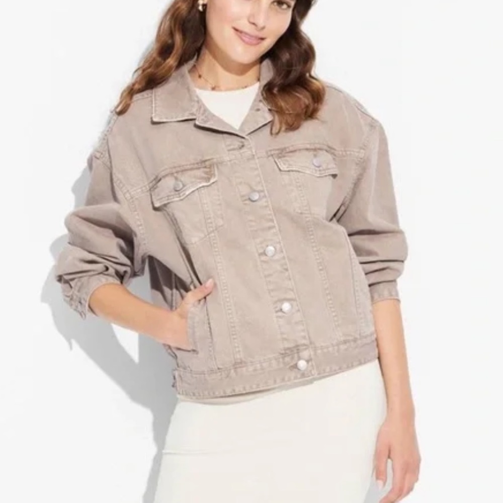 Denim Jacket Light Brown